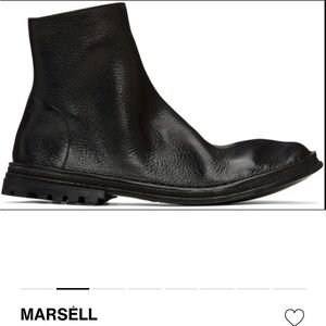 Marcéll Fungaccio Leather Ankle Boots US size 8